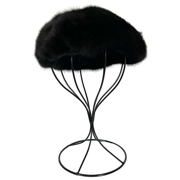 Almar Creation Vintage Fur Hat Women’s Black main image 4